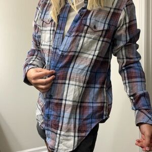 Kavu Multicolor Plaid Casual Shirt